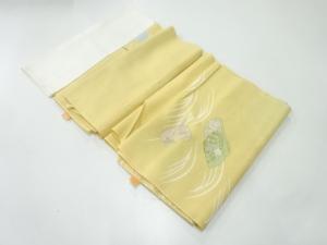 アンティーク　駒絽誰が袖模様着物・胴裏洗い張りセット